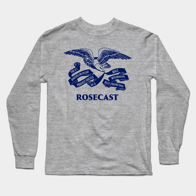 Rosecast Iowa (Navy) Long Sleeve T-Shirt by ZPDesign